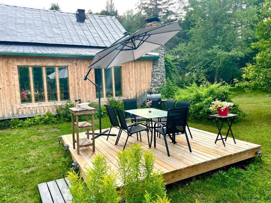 Chalets Nabu La Sacacomie - Riviere - Billard 圣亚历克西德蒙 外观 照片